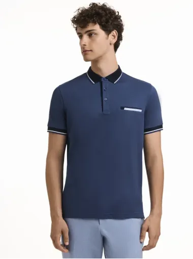 Polo boutons M/C