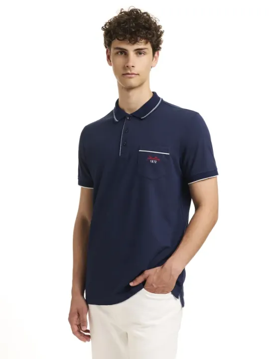 Halbarm Polo Knöpfen